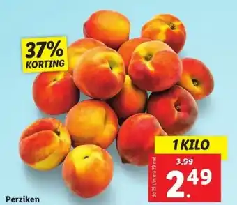 Lidl Perziken aanbieding