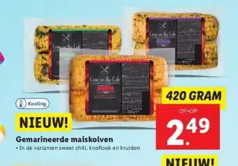 Lidl Gemarineerde maiskolven aanbieding