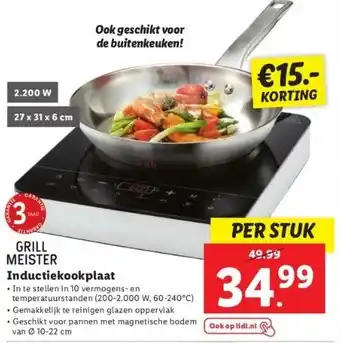 Lidl Inductiekookplaat aanbieding