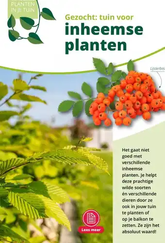 GroenRijk Inheemse planten aanbieding