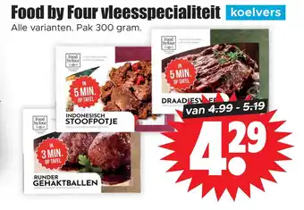 Dirk Food by four vleesspecialiteit aanbieding