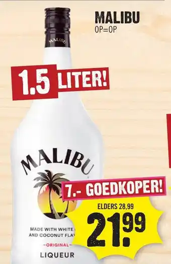 Dirk Malibu aanbieding