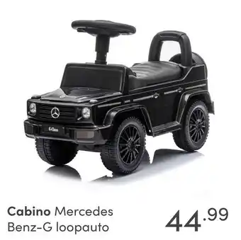 Baby & Tiener Cabino Mercedes Benz-G loopauto aanbieding