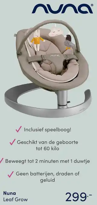 Baby & Tiener Nuna Leaf Grow aanbieding