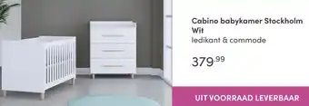 Baby & Tiener Cabino babykamer Stockholm Wit aanbieding