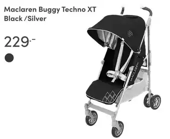 Baby & Tiener Maclaren Buggy Techno XT Black /Silver aanbieding