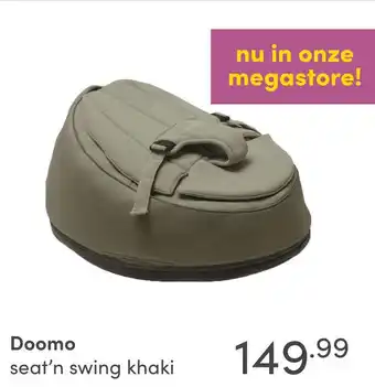 Baby & Tiener Doomo seat'n swing khaki aanbieding