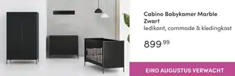 Baby & Tiener Cabino Babykamer Marble Zwart aanbieding