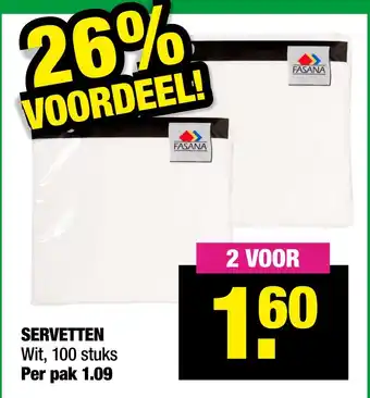 Big Bazar Servetten aanbieding