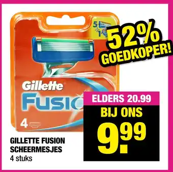 Big Bazar Gillette Fusion Scheermesjes aanbieding