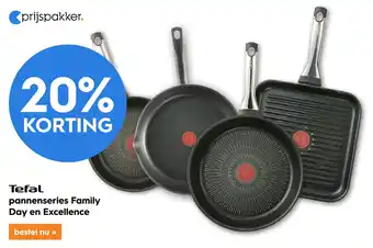 Blokker Tefal pannenseries Family Day en Excellence aanbieding