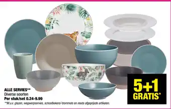 Big Bazar Alle Servies aanbieding
