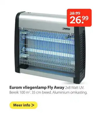 Boerenbond Eurom vliegenlamp Fly Away aanbieding