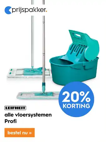 Blokker Leifheit alle vloersystemen Profi aanbieding