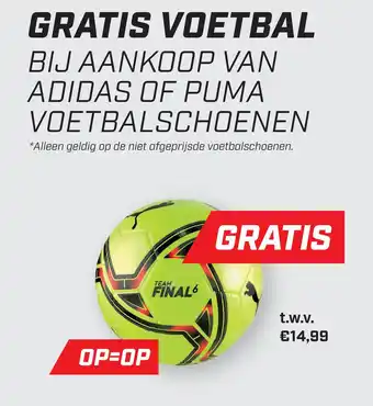 Daka Sport Bij Aankoop Van Adidas Of Puma Voetbalschoenen aanbieding