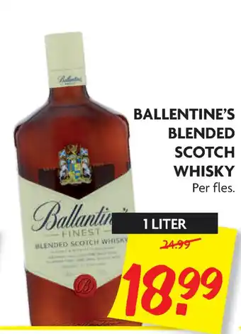 Dekamarkt Ballentine's Blended Scotch Whisky aanbieding