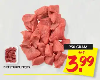 Dekamarkt Biefstukpuntjes aanbieding