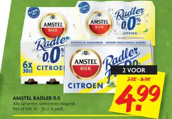 Dekamarkt Amstel Radler 0.0 aanbieding