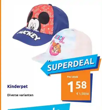 Action Kinderpet aanbieding