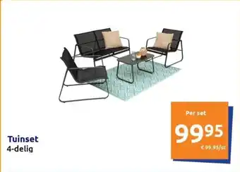 Action Tuinset 4-delig aanbieding