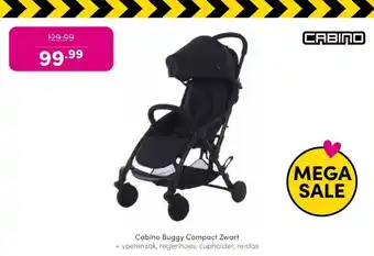 Baby & Tiener Cabino buggy compact zwart aanbieding