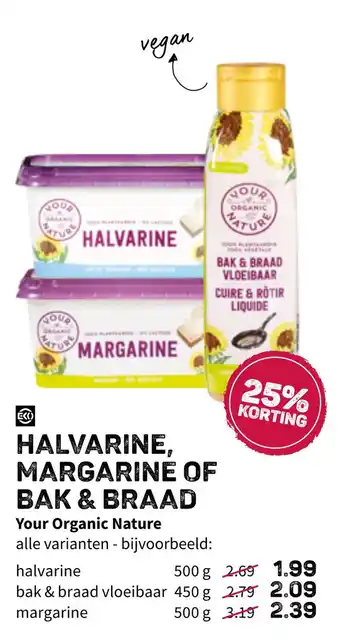 Ekoplaza Halvarine, Margarine Of Bak & Braad aanbieding