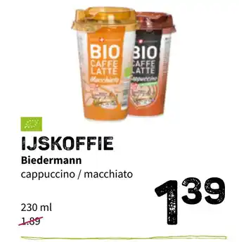 Ekoplaza Biedermann Ijskoffie aanbieding