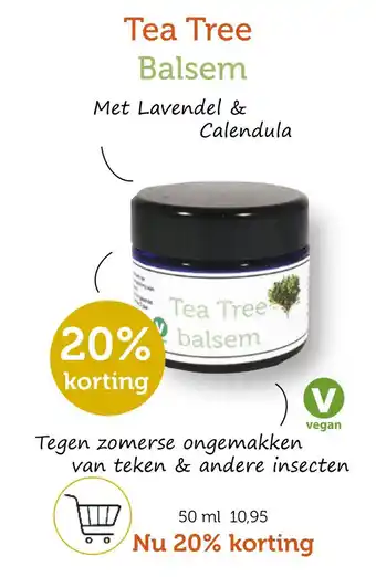 De Rode Pilaren Tea Tree Balsem aanbieding