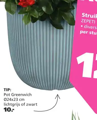 Ranzijn Pot greenwich aanbieding