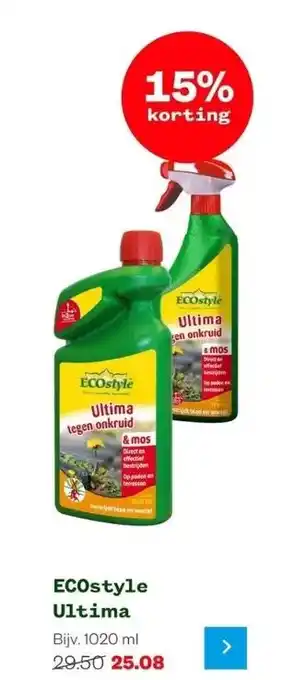 Welkoop Ecostyle ultima aanbieding