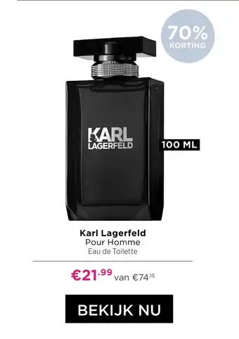 ICI Paris XL Karl Lagerfeld Pour Homme aanbieding