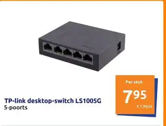 Action TP-link desktop-switch LS1005G 5-poorts aanbieding