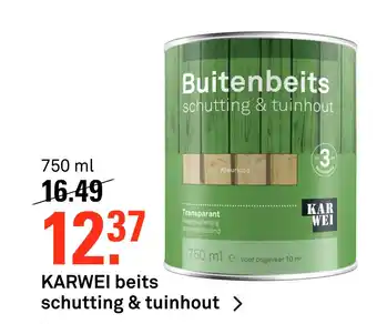 Karwei KARWEI beits schutting & tuinhout aanbieding