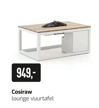 Kees Smit Cosiraw lounge vuurtafel aanbieding