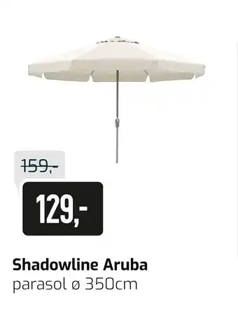 Kees Smit Shadowline Aruba parasol ø 350cm aanbieding