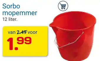 Kluswijs Sorbo mopemmer aanbieding