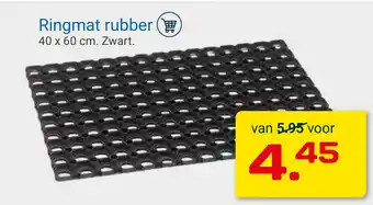 Kluswijs Ringmat rubber aanbieding