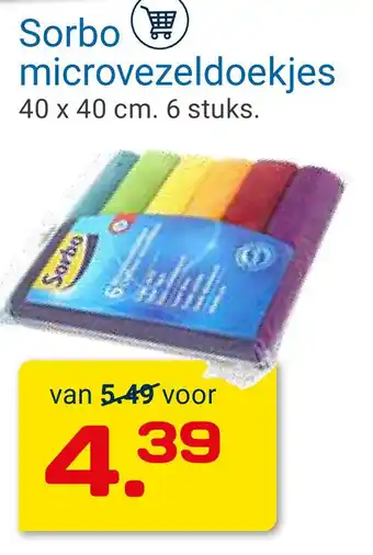 Kluswijs Sorbo microvezeldoekjes aanbieding