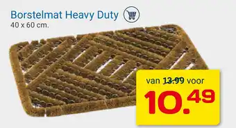 Kluswijs Borstelmat Heavy Duty aanbieding