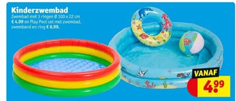 Kruidvat Kinderzwembad aanbieding