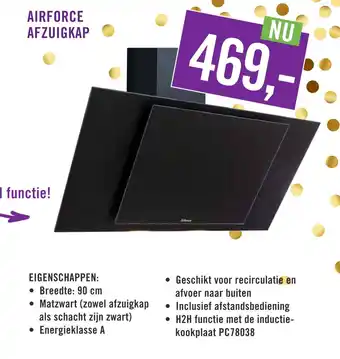 Keukendepot Airforce Afzuigkap aanbieding