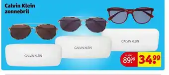 Kruidvat Calvin klein zonnebril aanbieding