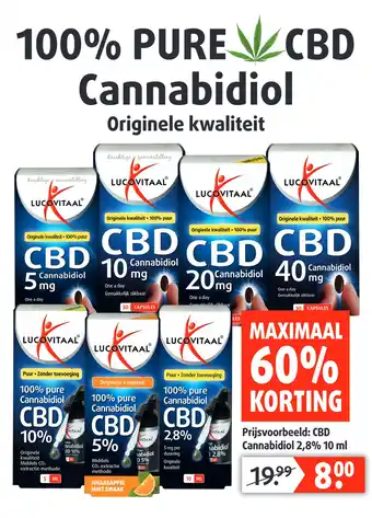 Lucovitaal CBD Cannabidiol aanbieding