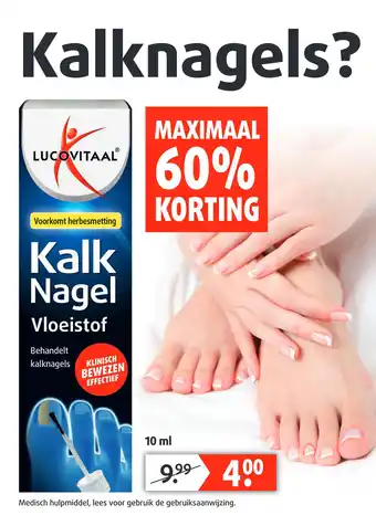 Lucovitaal Kalk Nagel Vloeistof aanbieding