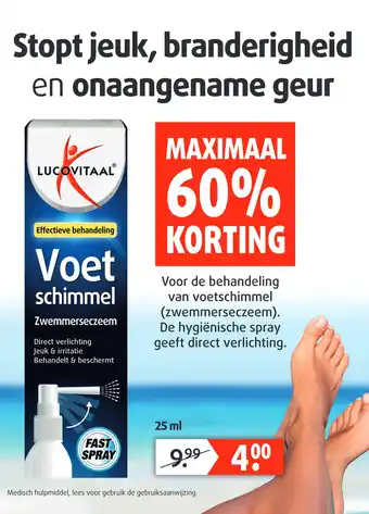 Lucovitaal Voet schimmel Zwemmerseczeem aanbieding