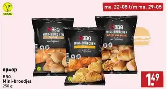 ALDI Mini-broodjes 250 g. aanbieding