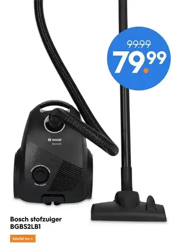 Blokker Bosch stofzuiger bgbs2lb1 aanbieding