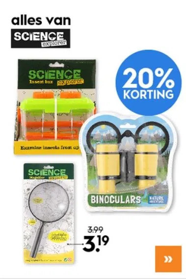 Blokker Alles van science aanbieding