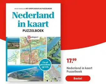 Bruna Nederland in kaart puzzelboek aanbieding