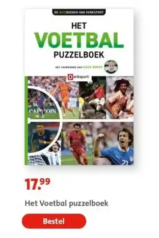 Bruna Het voetbal puzzelboek aanbieding